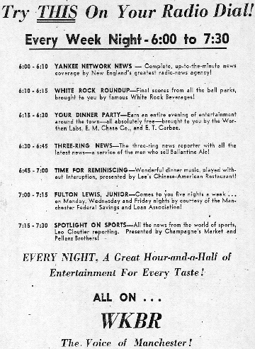 1948 schedule