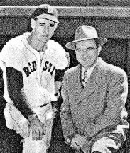 Ted Williams and Leo Cloutier