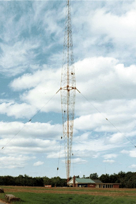 WFEA tower & studio building in Merrimack, New Hampshire - 1967
