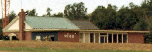 1967 closeup of WFEA studio & transmitter building