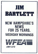 1987 WFEA ad for Jim Bartlett